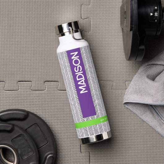 名前をカスタムする | トラベパーソナライズされたル ウォーターボトル (ジム (回転後))