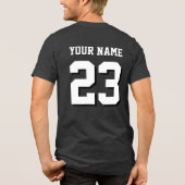 名前をカスタムする&ナンバージャージースポーツ トライブレンドＴシャツ (裏面)