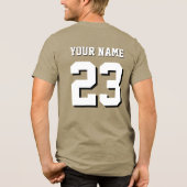 名前をカスタムする&ナンバージャージースポーツ トライブレンドＴシャツ (裏面)