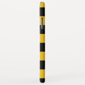 名前をカスタムする|ハチの黒と黄色のパタストライプーン Case-Mate iPhoneケース (裏面/右)