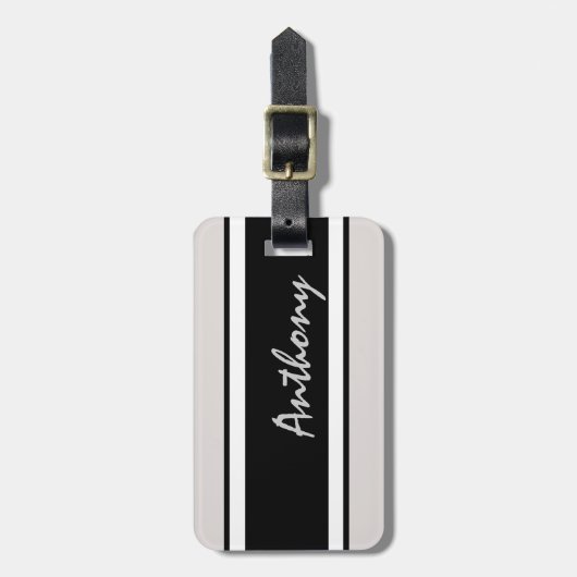 名前をカスタムする、バッグのためのパーソナライズなラベル ラゲッジタグ (正面縦)
