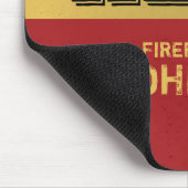 名前をカスタムする、ファイアファイターヒーロー マウスパッド (コーナー)