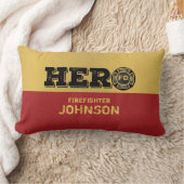 名前をカスタムする、ファイアファイターヒーロー ランバークッション (ブランケット)