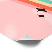 名前をカスタムする、ファンキーGroovy誕生日パーティー ポスター (コーナー)