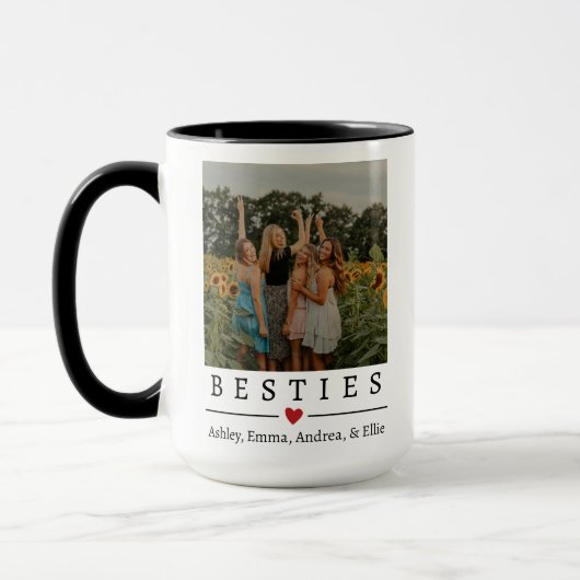 名前をカスタムする&フォトフレンドマグカップ、贈り物のための贈り物 マグカップ (左)