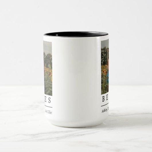 名前をカスタムする&フォトフレンドマグカップ、贈り物のための贈り物 マグカップ (中央)