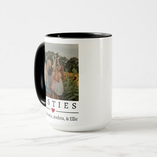 名前をカスタムする&フォトフレンドマグカップ、贈り物のための贈り物 マグカップ (正面左)