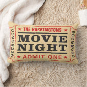 名前をカスタムする「ムービーチケット」装飾用クッション ランバークッション (ブランケット)