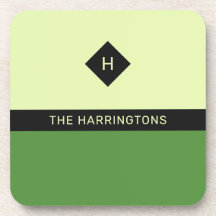 名前をカスタムする&モノグラムのコースターセット