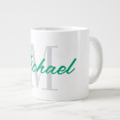 名前をカスタムする・モノグラム付きの大きなジャンボマグギフト ジャンボコーヒーマグカップ