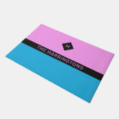 名前をカスタムする&モノグラム ドアマット (アングル)