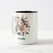 名前をカスタムする、ライリー2トーンコーヒーマグ、15オズ ツートーンマグカップ (正面左)