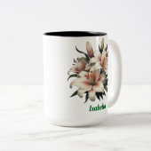 名前をカスタムする、ライリー2トーンコーヒーマグ、15オズ ツートーンマグカップ (正面右)