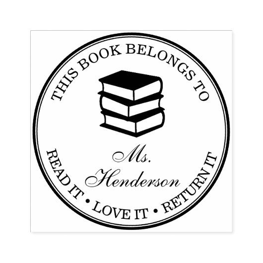 名前をカスタムする ラバースタンプ (インプリント)