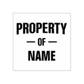 名前をカスタムする ラバースタンプ (インプリント)