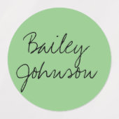 名前をカスタムする ラベル (デザイン2)