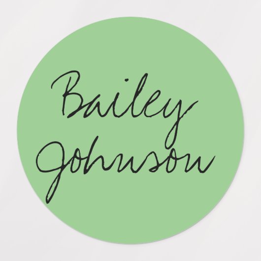 名前をカスタムする ラベル (デザイン2)