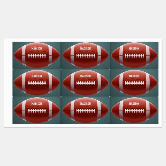 名前をカスタムする ラベル (シート)