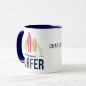 名前をカスタムする&ロケーションサーファーマグ マグカップ (正面左)