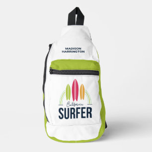 名前をカスタムする&ロケーションサーファー スリングバッグ