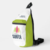 名前をカスタムする&ロケーションサーファー スリングバッグ (右コーナー)