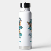 名前をカスタムする&ロケーションサーフシャカ ウォーターボトル (右面)