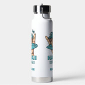 名前をカスタムする&ロケーションサーフシャカ ウォーターボトル (左面)