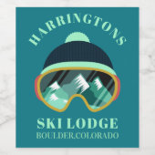 名前をカスタムする&ロケーションスキーマスク ワインラベル (シングルラベル)