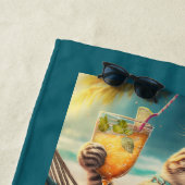 名前をカスタムする&ロケーションバケーションキャッツ ビーチタオル (インサイチュ)