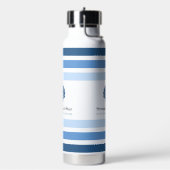 名前をカスタムする&ロケーションビーチハウス ウォーターボトル (左面)