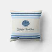 名前をカスタムする&ロケーションビーチハウス クッション (裏面)