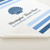 名前をカスタムする&ロケーションビーチハウス シェルパブランケット (3/4)