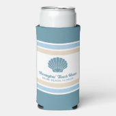 名前をカスタムする&ロケーションビーチハウス スリム缶クーラー (Seltzer正面)