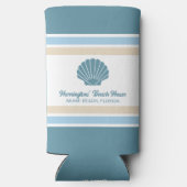 名前をカスタムする&ロケーションビーチハウス スリム缶クーラー (裏面)