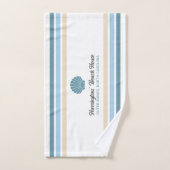 名前をカスタムする&ロケーションビーチハウス バスタオルセット (ハンドタオル)