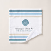 名前をカスタムする&ロケーションビーチハウス バスタオルセット (ウォッシュタオル)