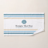 名前をカスタムする&ロケーションビーチハウス バスタオルセット (ハンドタオル)