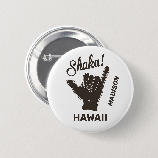 名前をカスタムする&ロケーション釈迦 缶バッジ (正面&裏面)