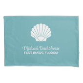 名前をカスタムする、ロケーション、カラーシーシェル 枕カバー (正面)