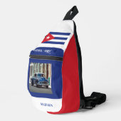 名前をカスタムする（&任意で写真）ハバナ・キューバ スリングバッグ (右コーナー)