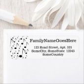 名前をカスタムする/住所+多くの音符パターン ラベル (インサイチュ)