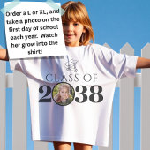 名前をカスタムする、写真、2038年のハンドプリントクラス Tシャツ