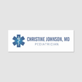 名前をカスタムする |医療用カドゥセウス |ドクターナース 名札