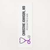 名前をカスタムする|医療用聴診器|医師ナース ヨガマット (正面)