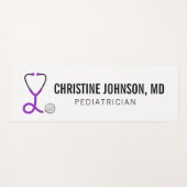 名前をカスタムする|医療用聴診器|医師ナース ヨガマット (正面(横))