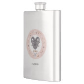 名前をカスタムする〔占星術の〕十二宮図の署名 フラスク (左)