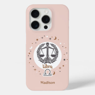 名前をカスタムする〔占星術の〕十二宮図サインライブラリー iPhone 15 PROケース