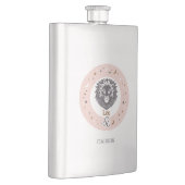 名前をカスタムする〔占星術の〕十二宮図サインレオ フラスク (右)