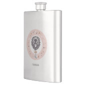 名前をカスタムする〔占星術の〕十二宮図サインレオ フラスク (左)