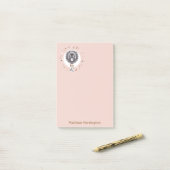 名前をカスタムする〔占星術の〕十二宮図サインレオ ポストイット (デスク上)